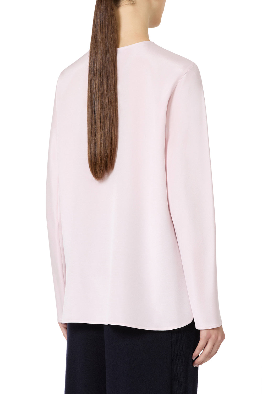 MAX MARA Blusa in crêpe de Chine di seta MXPMITICO