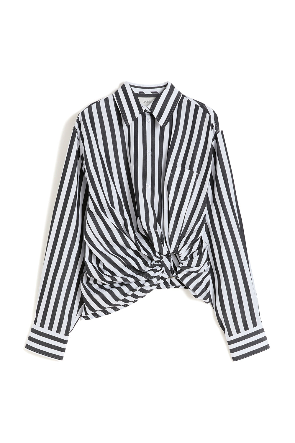 SPORTMAX Camicia in popeline rigato "SPXPALMIZI"