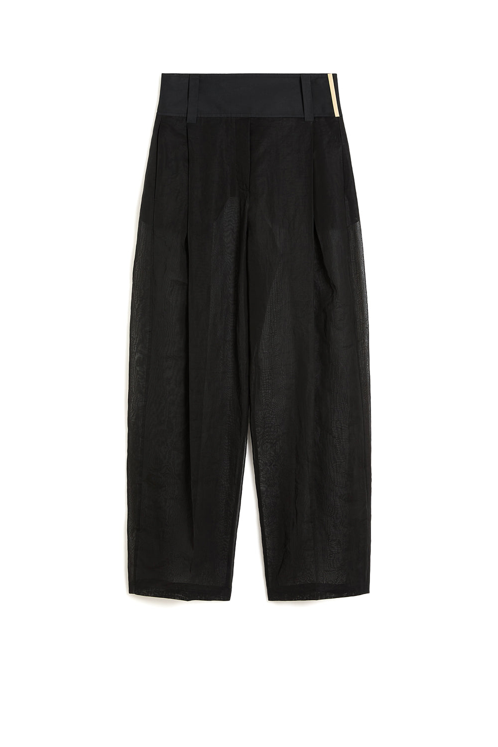 SPORTMAX Weite Hose aus strukturiertem Baumwollvoile „SPSFERITO“