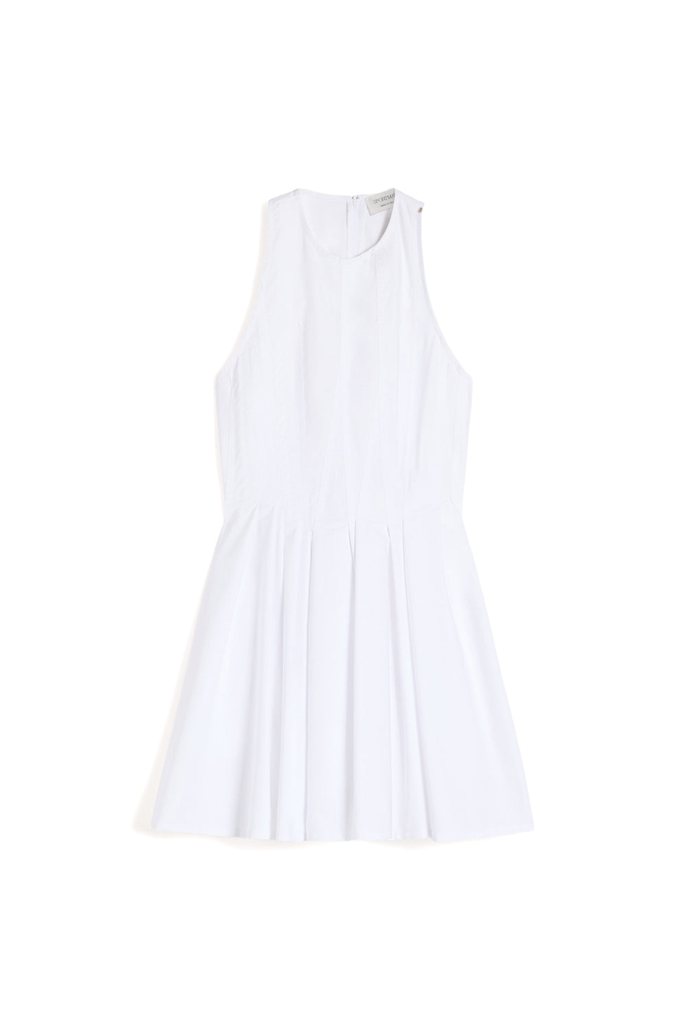 SPORTMAX Abito corto smanicato in puro cotone "SPXARA"