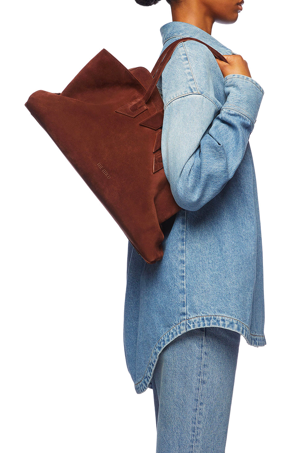 THE ATTICO "La Passeggiata Medium" Top-Handle Bag
