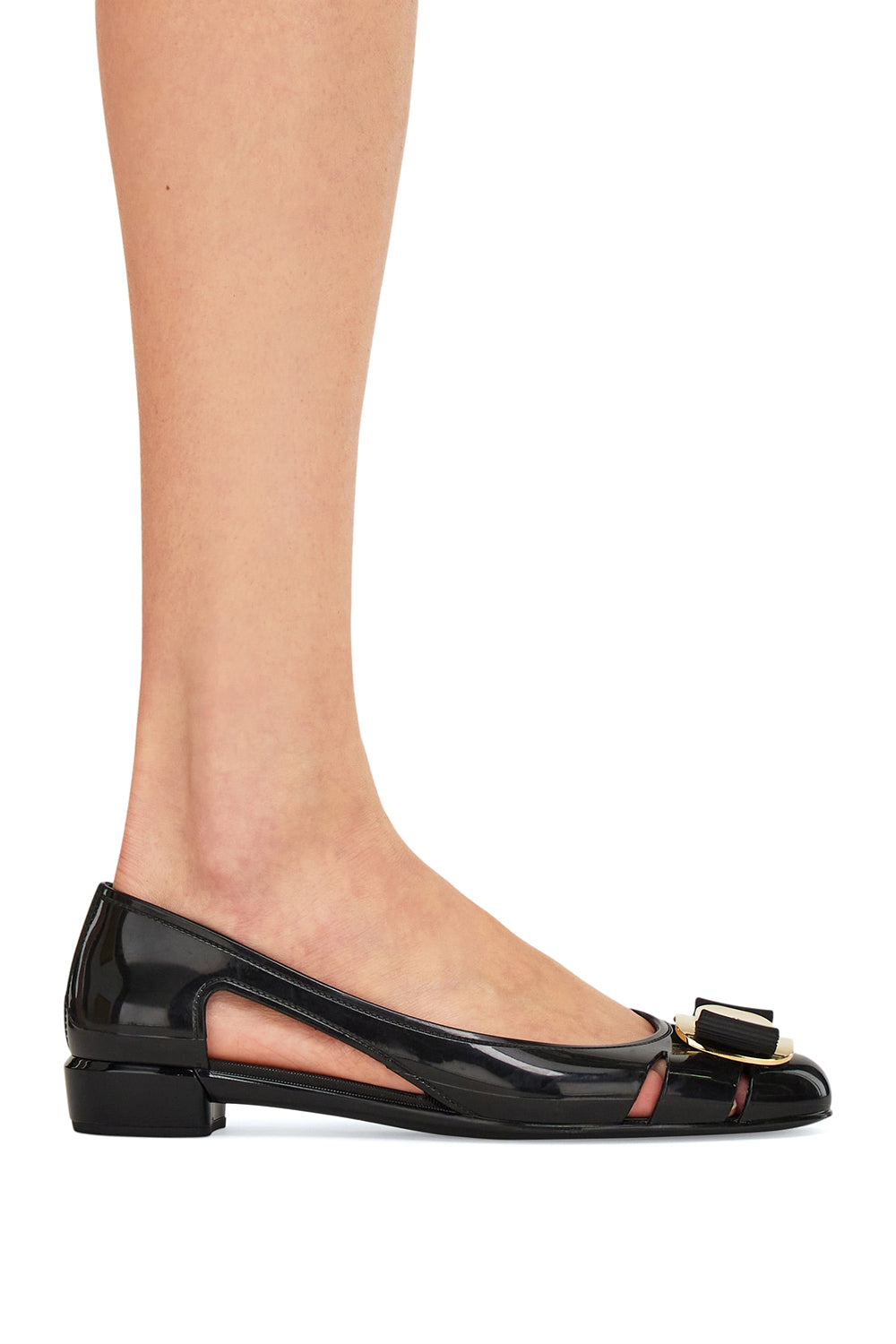 FERRAGAMO Ballerina con Fibbia Gancini Donna