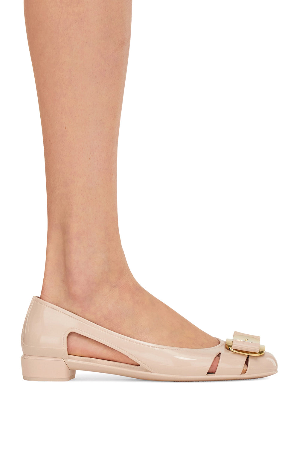 FERRAGAMO Ballerina con Fibbia Gancini Donna