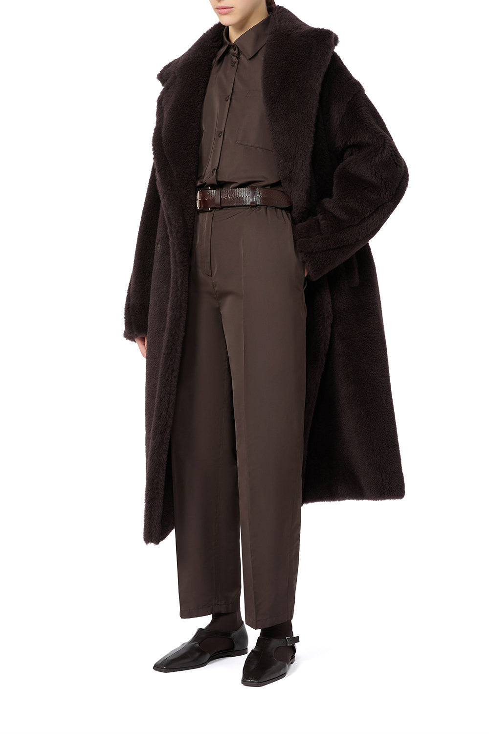 MAX MARA Teddy Bear Icon Coat in alpaca e lana "TEDGIRL"