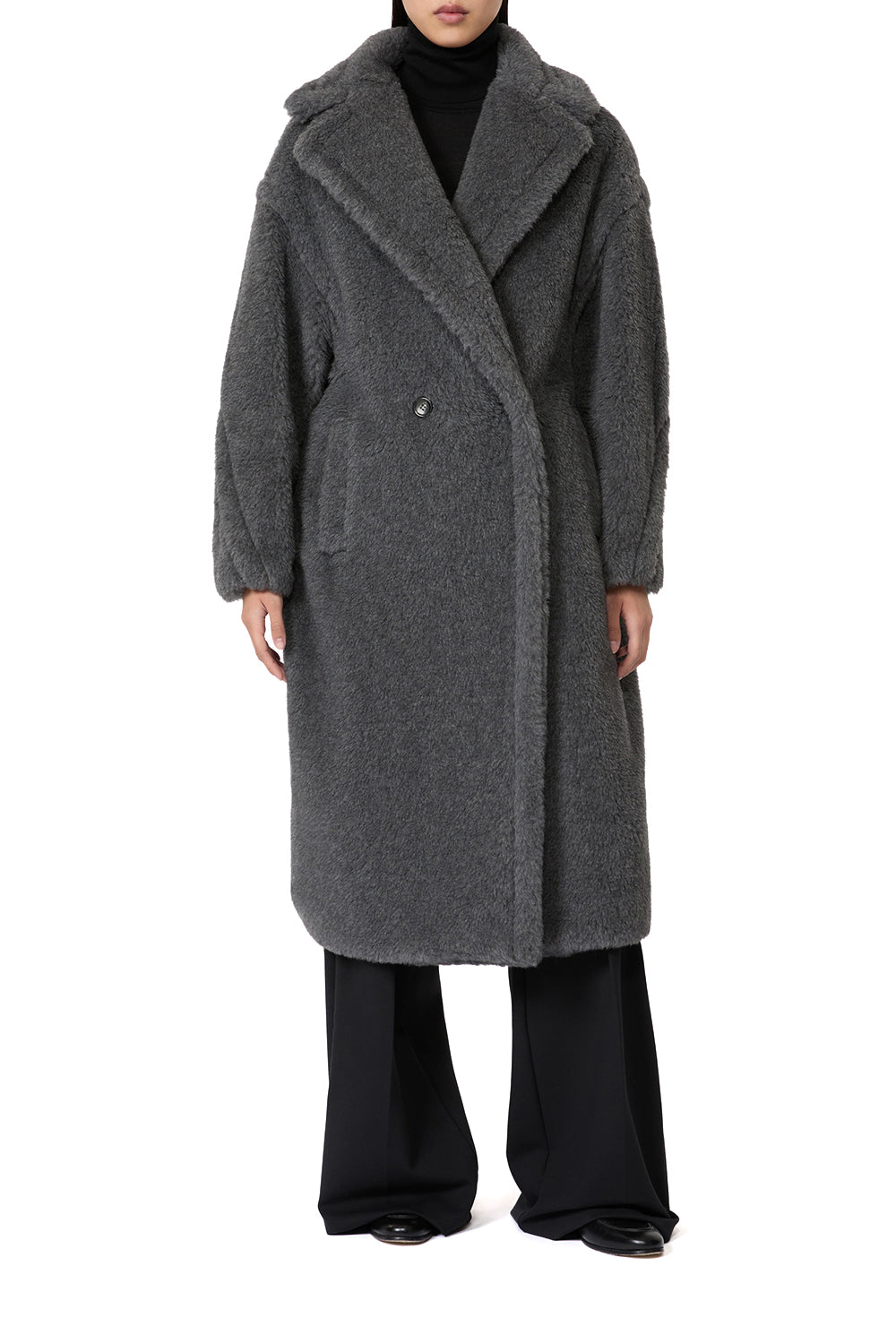 MAX MARA Teddy Bear Icon Coat in lana e alpaca "TEDDY1"