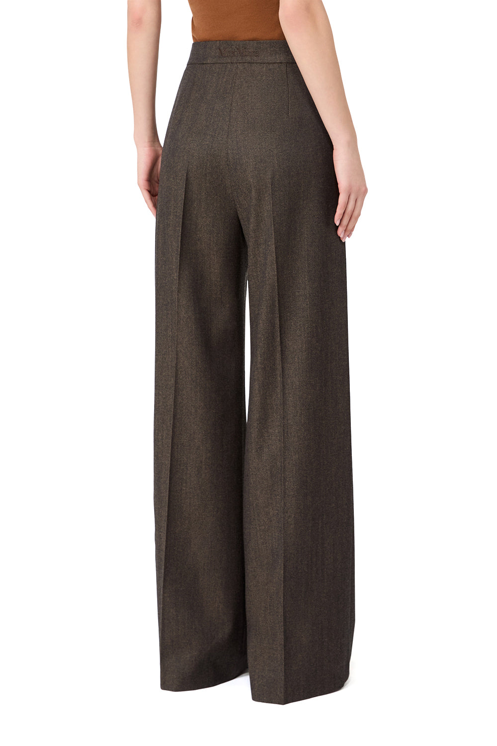 MAX MARA Pantalone in lana effetto denim "MXMCAMPO"