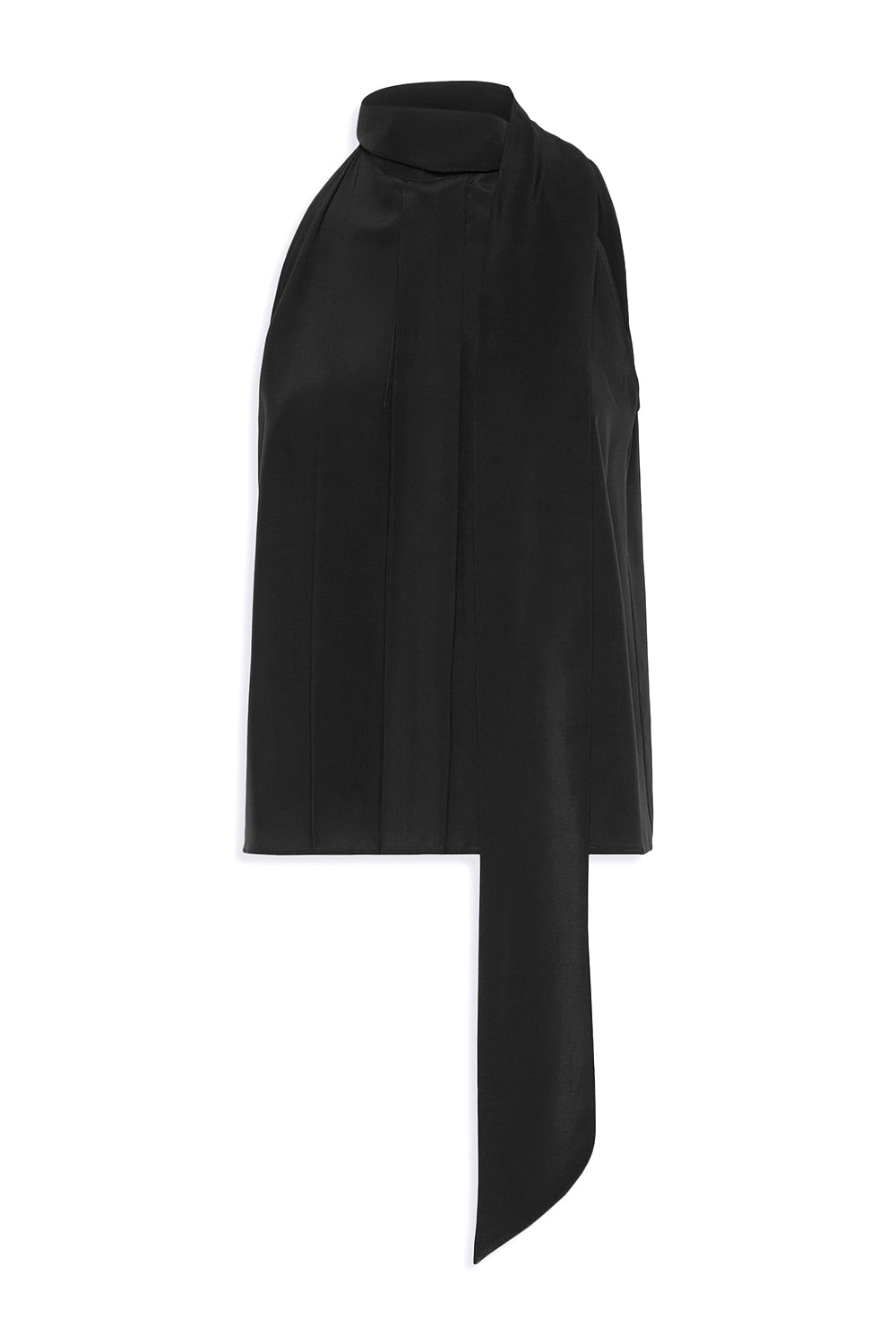 MAX MARA Top smanicato in crêpe de Chine "MXMFUNE"