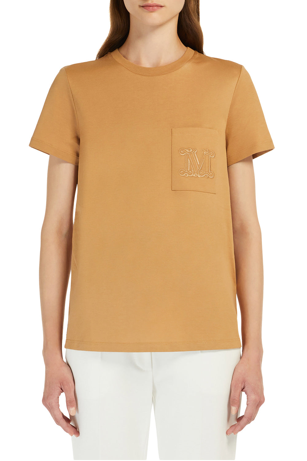 MAX MARA T-shirt in jersey di cotone "PAPAIA"