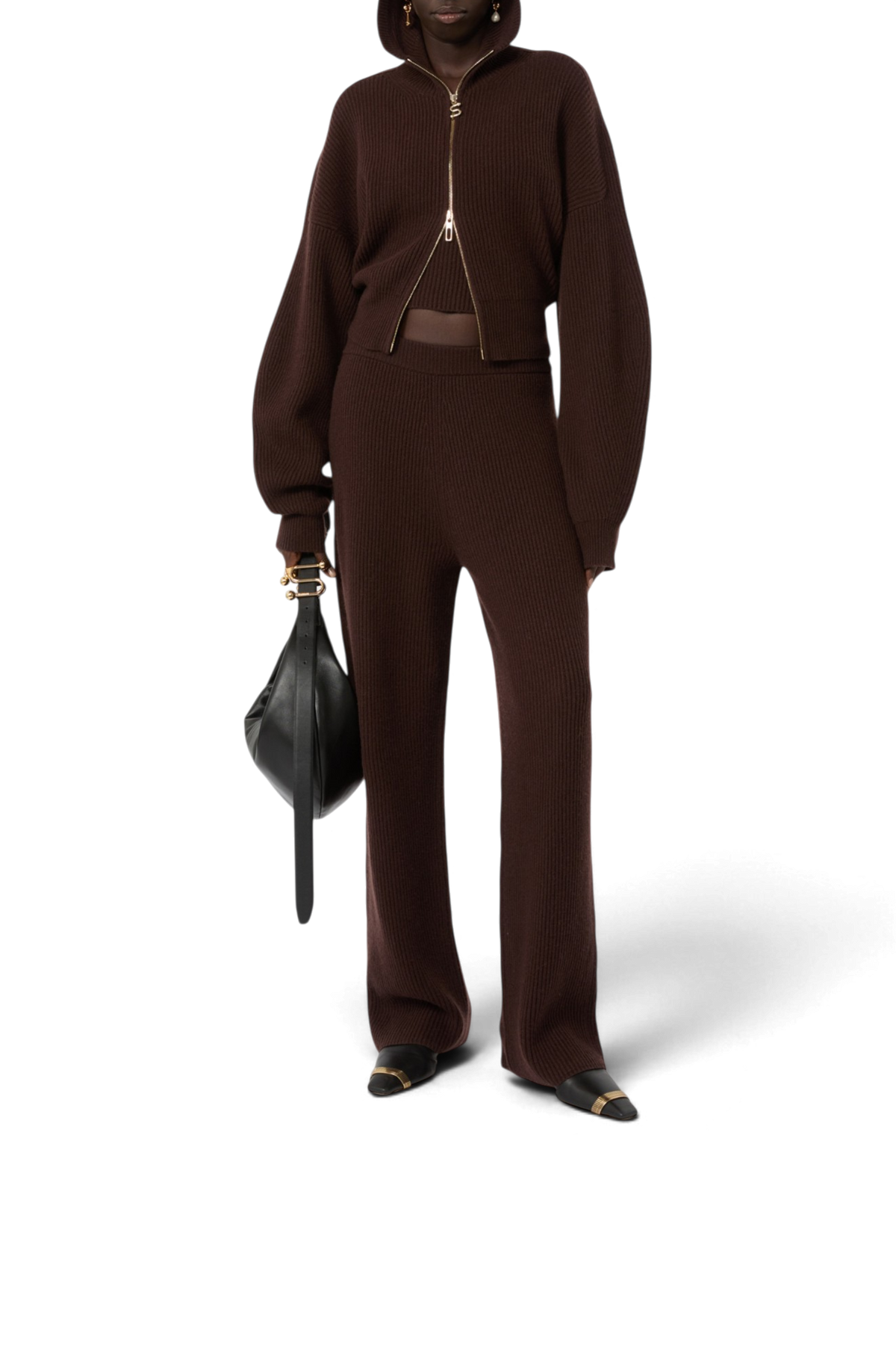 SPORTMAX Cardigan con cappuccio in lana e cashmere "SPXBALCO"