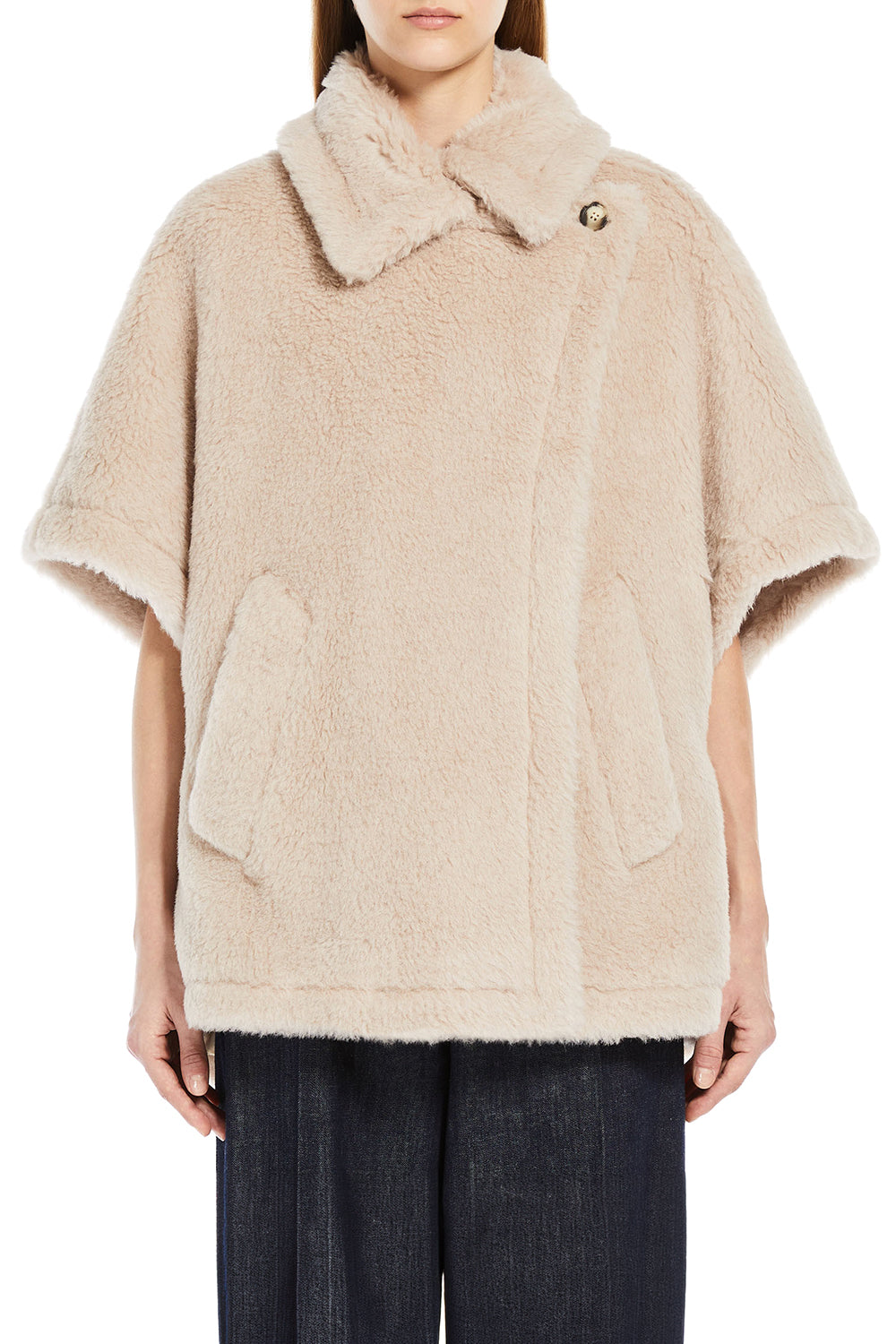 MAX MARA Mantella in Teddy di alpaca e lana "TEBE1"