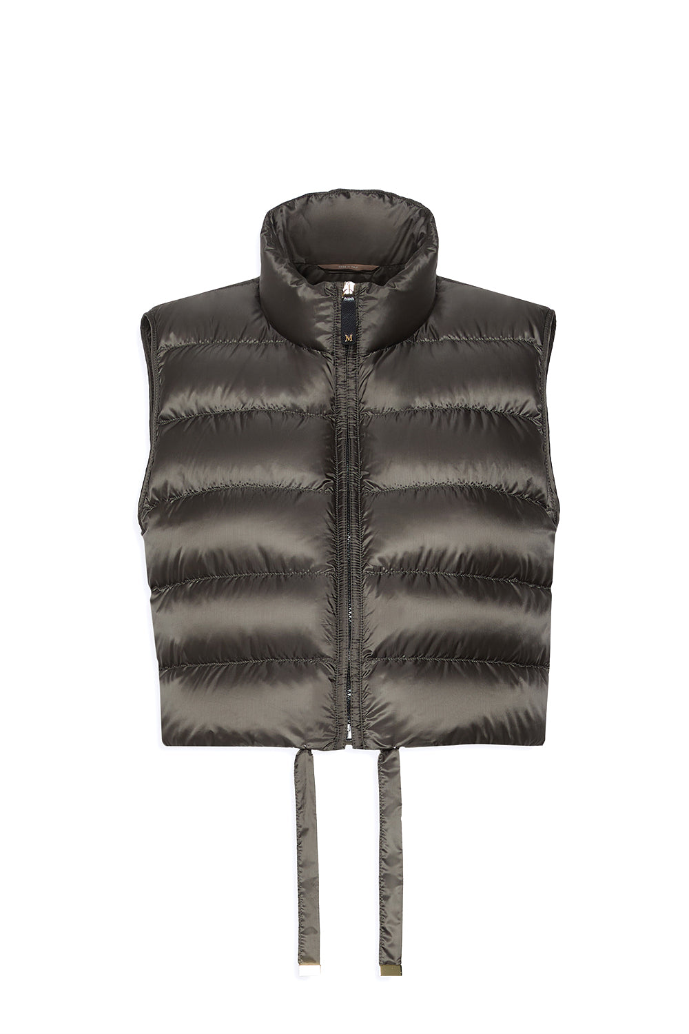 MAX MARA Gilet imbottito crop in tela antigoccia "MTCFAVILLA"