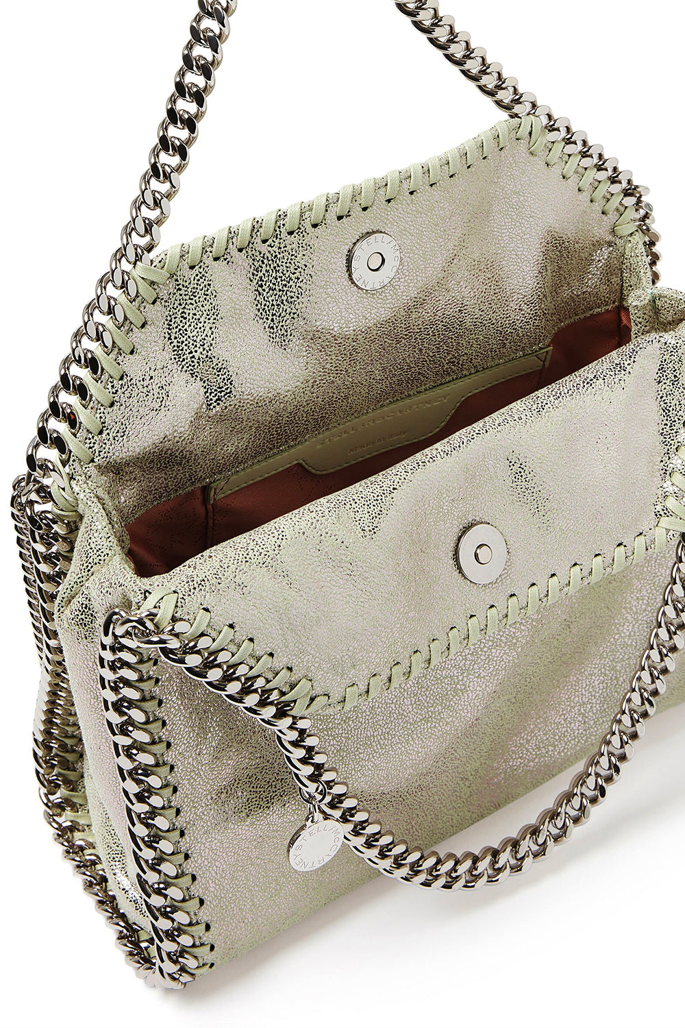 STELLA MCCARTNEY 金属光泽款 Falabella 迷你托特包