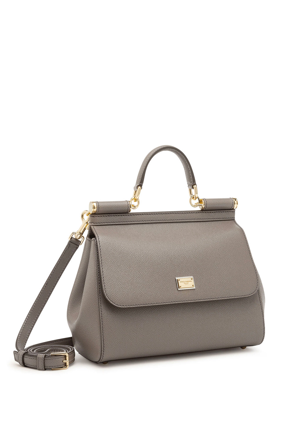DOLCE & GABBANA Borsa a mano Sicily grande in pelle di vitello dauphine