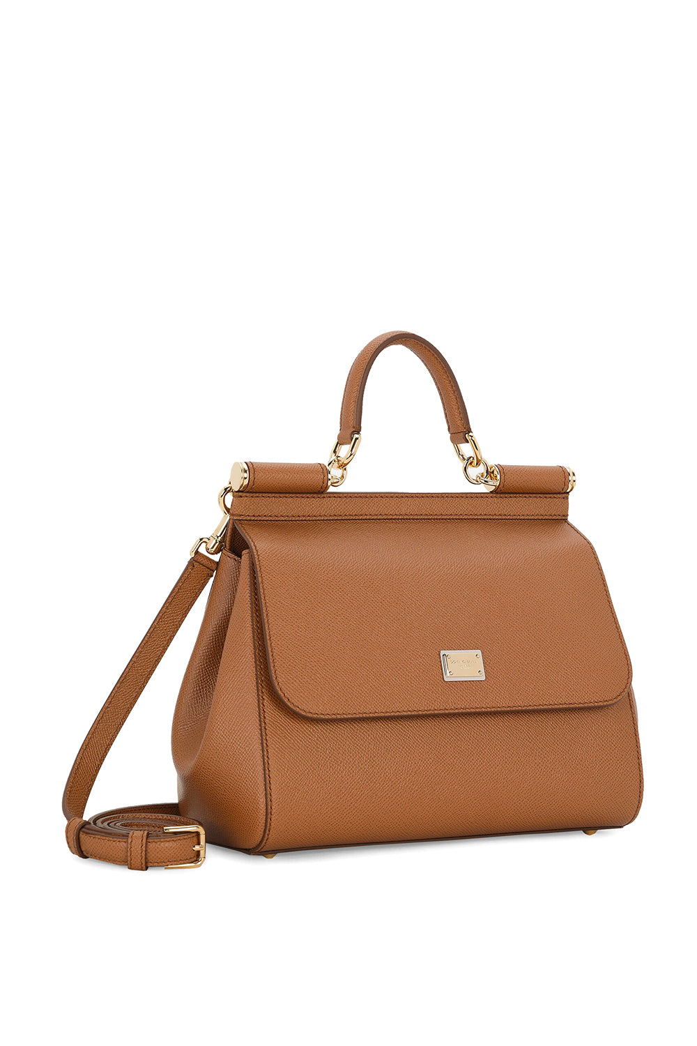 DOLCE & GABBANA Borsa a mano Sicily grande in pelle di vitello dauphine