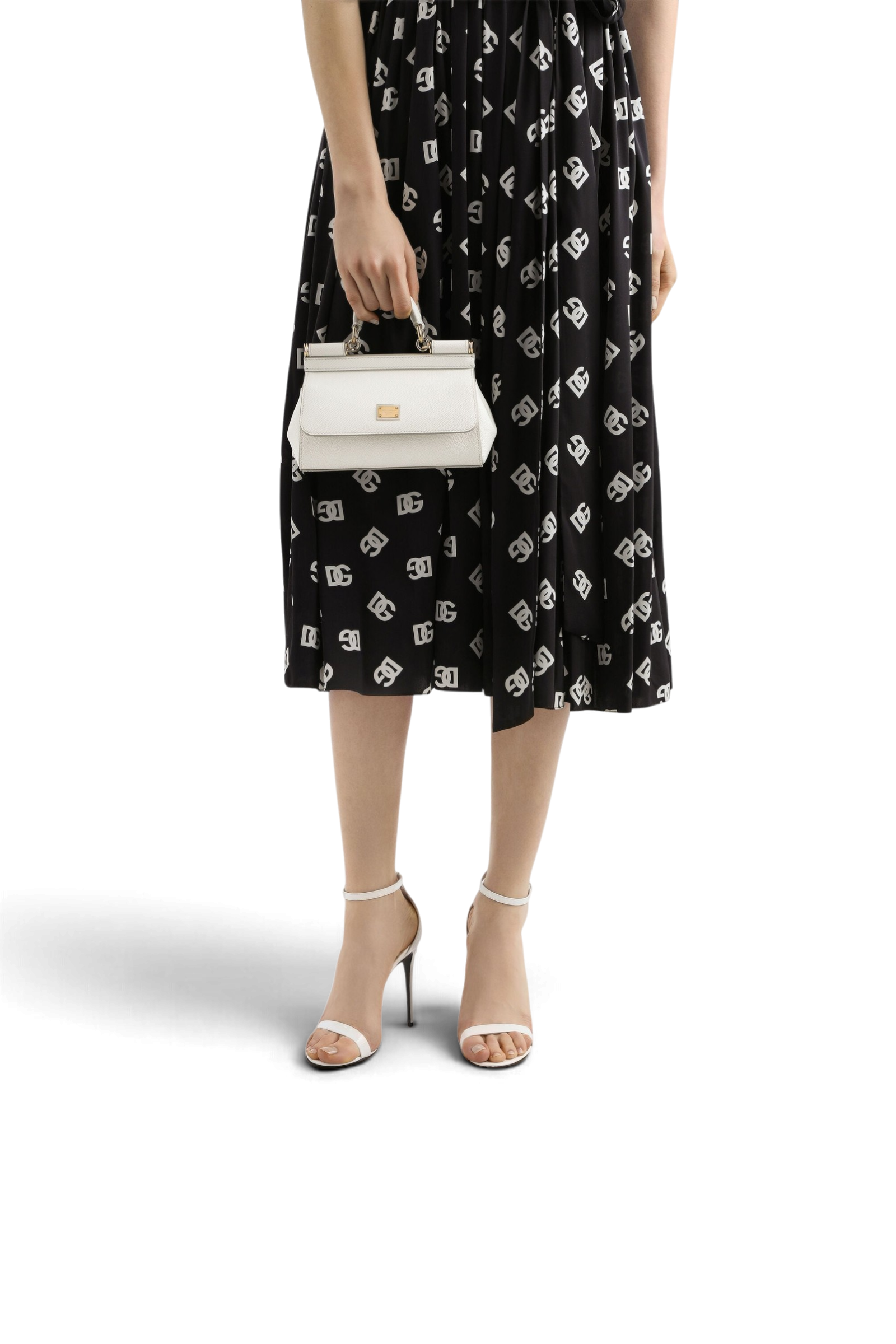 DOLCE & GABBANA Borsa a mano Sicily mini in pelle di vitello