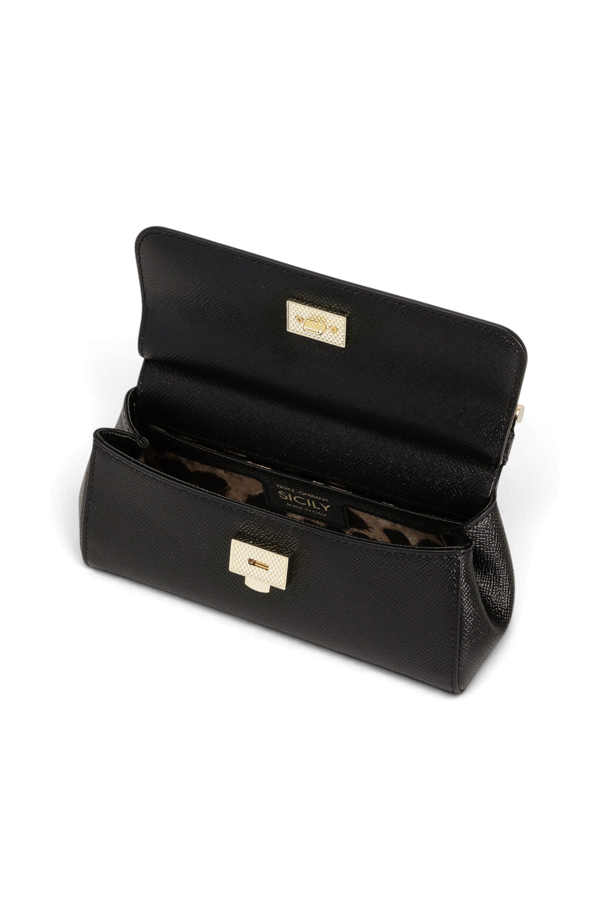 DOLCE & GABBANA Borsa a mano Sicily mini in pelle di vitello