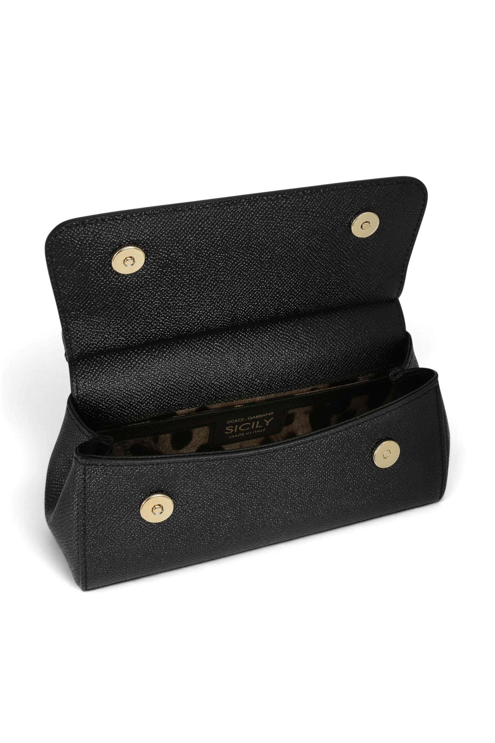 DOLCE & GABBANA Borsa a mano Sicily mini in pelle di vitello