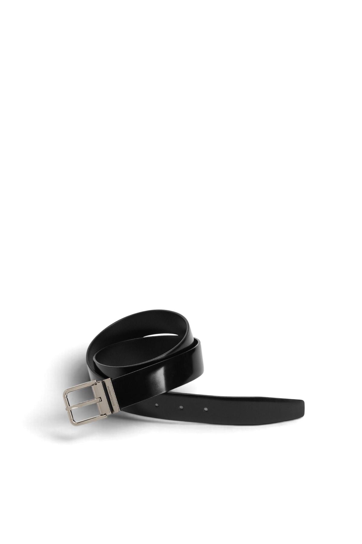 DOLCE & GABBANA Cintura in pelle di vitello spazzolata