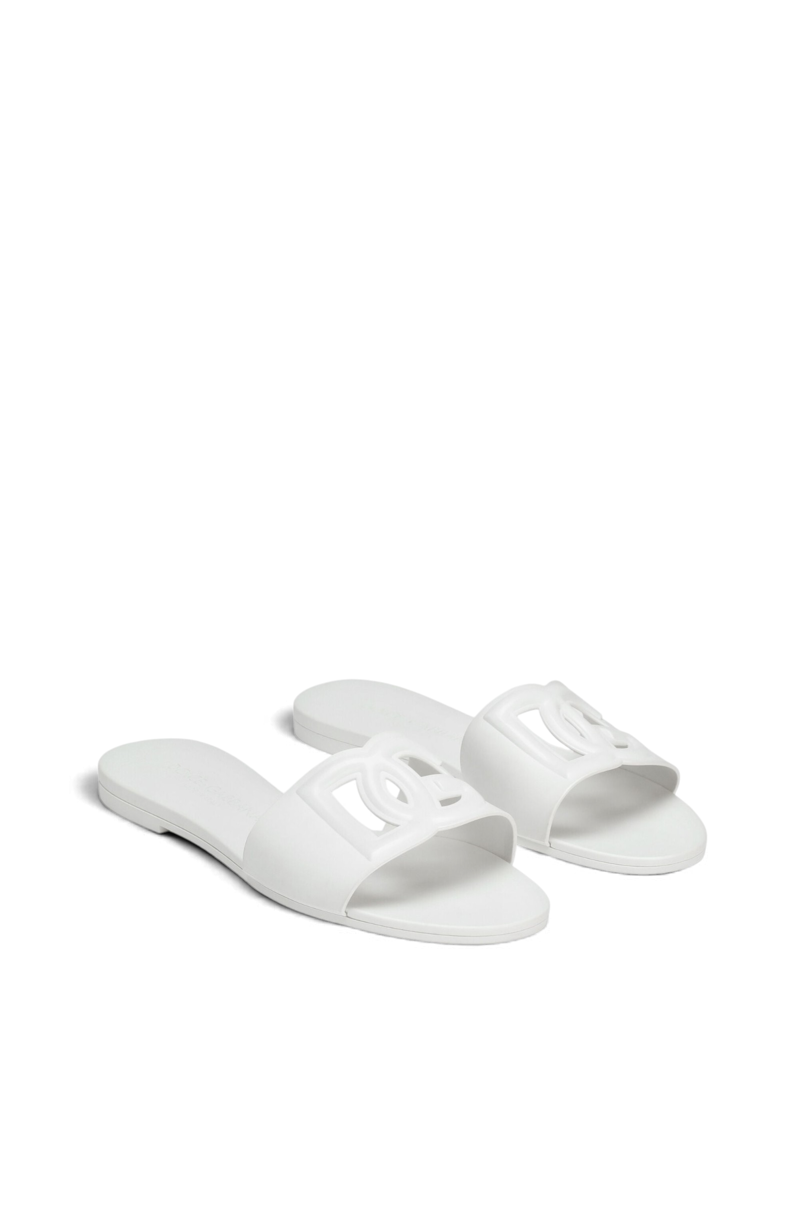 DOLCE & GABBANA Slide beachwear in gomma