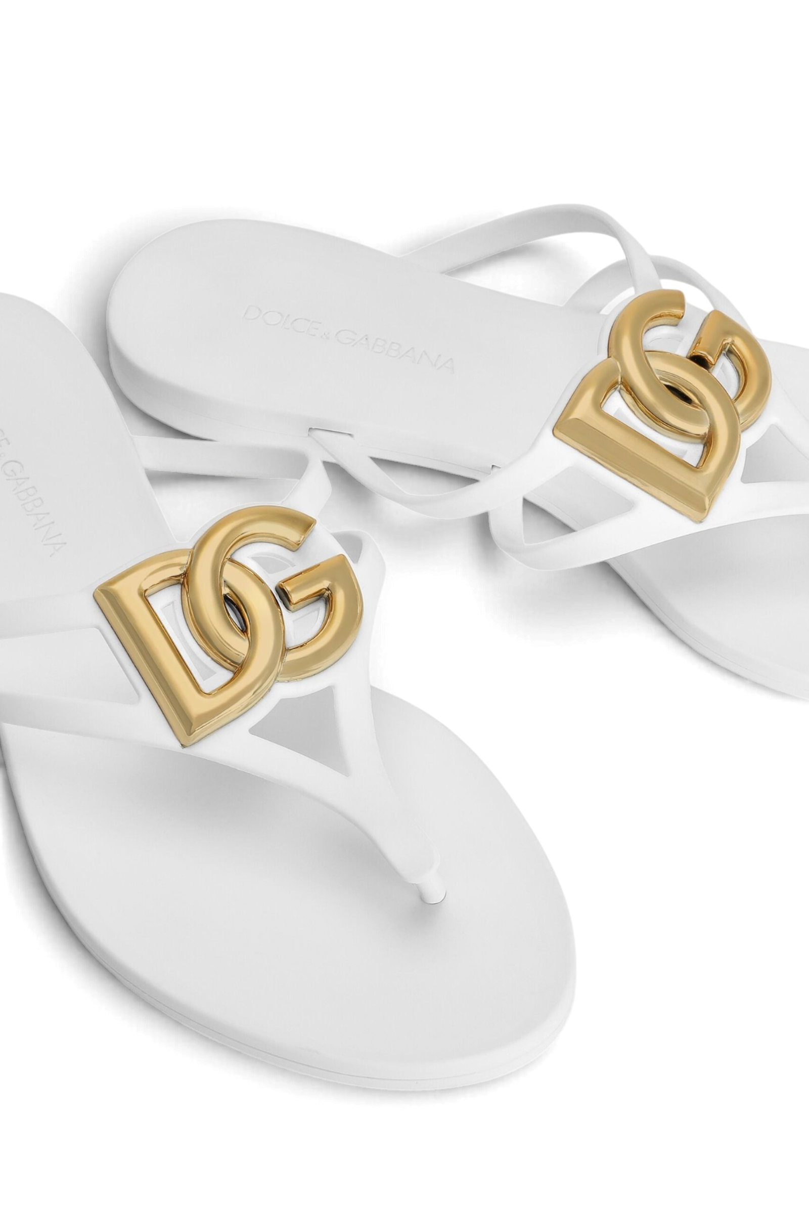 DOLCE & GABBANA Infradito beachwear in gomma