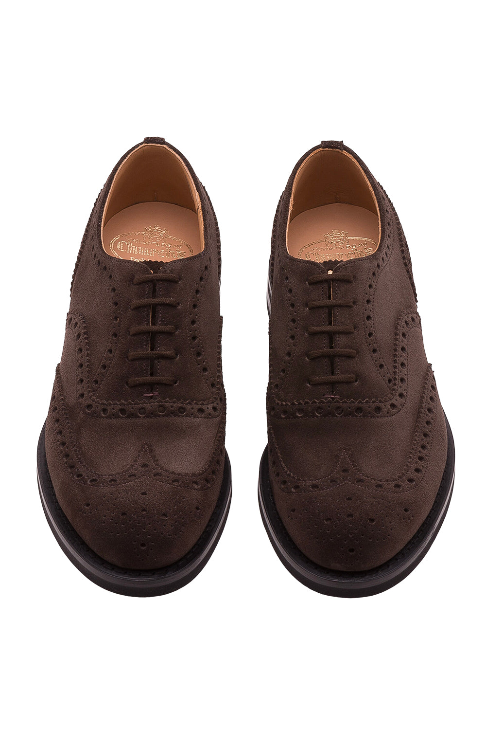 CHURCH'S Amersham lw Oxford Brogue in Pelle Scamosciata