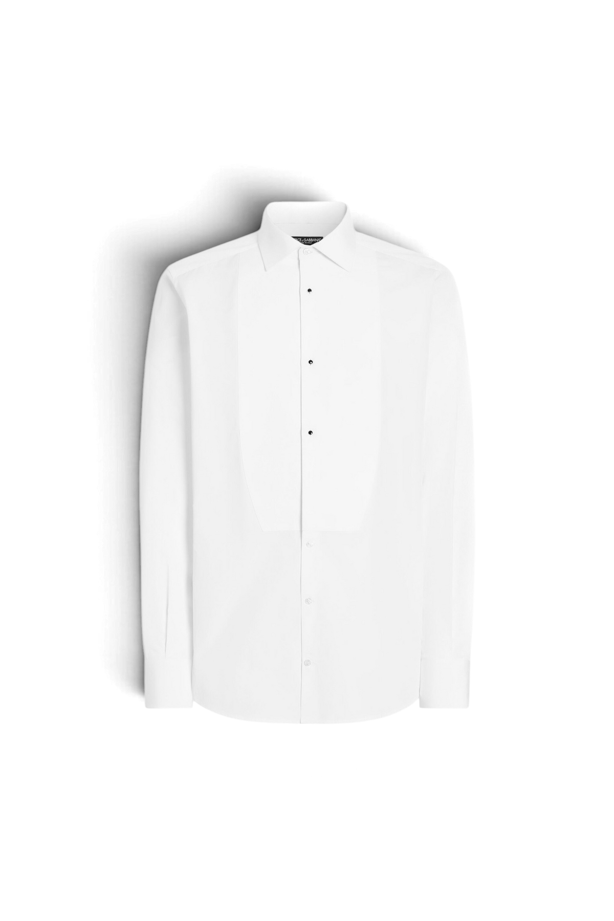 DOLCE & GABBANA Camicia tuxedo popeline di cotone