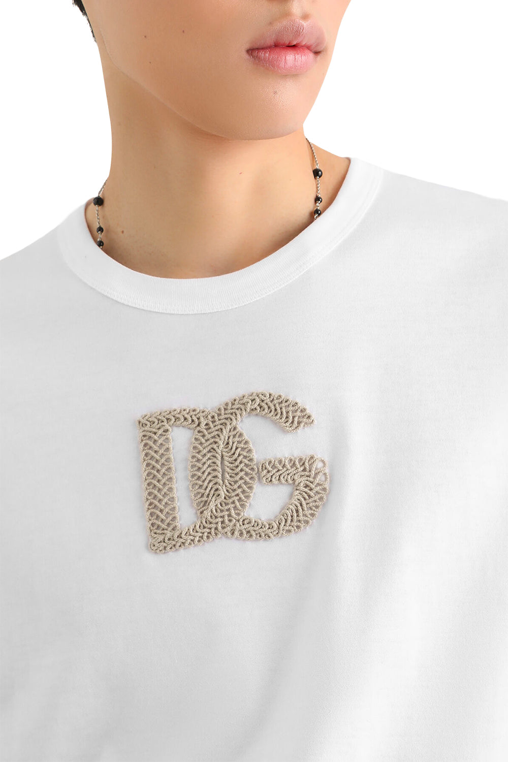 DOLCE & GABBANA 棉质T恤，带贴片