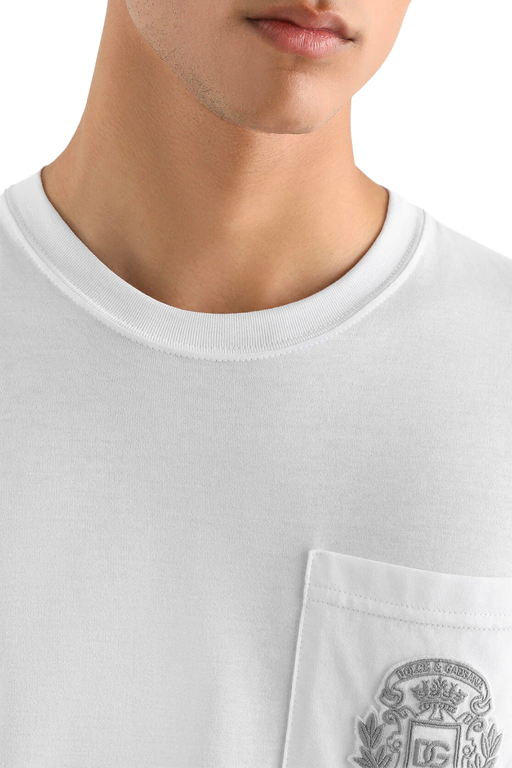 DOLCE & GABBANA T-shirt in cotone con ricamo