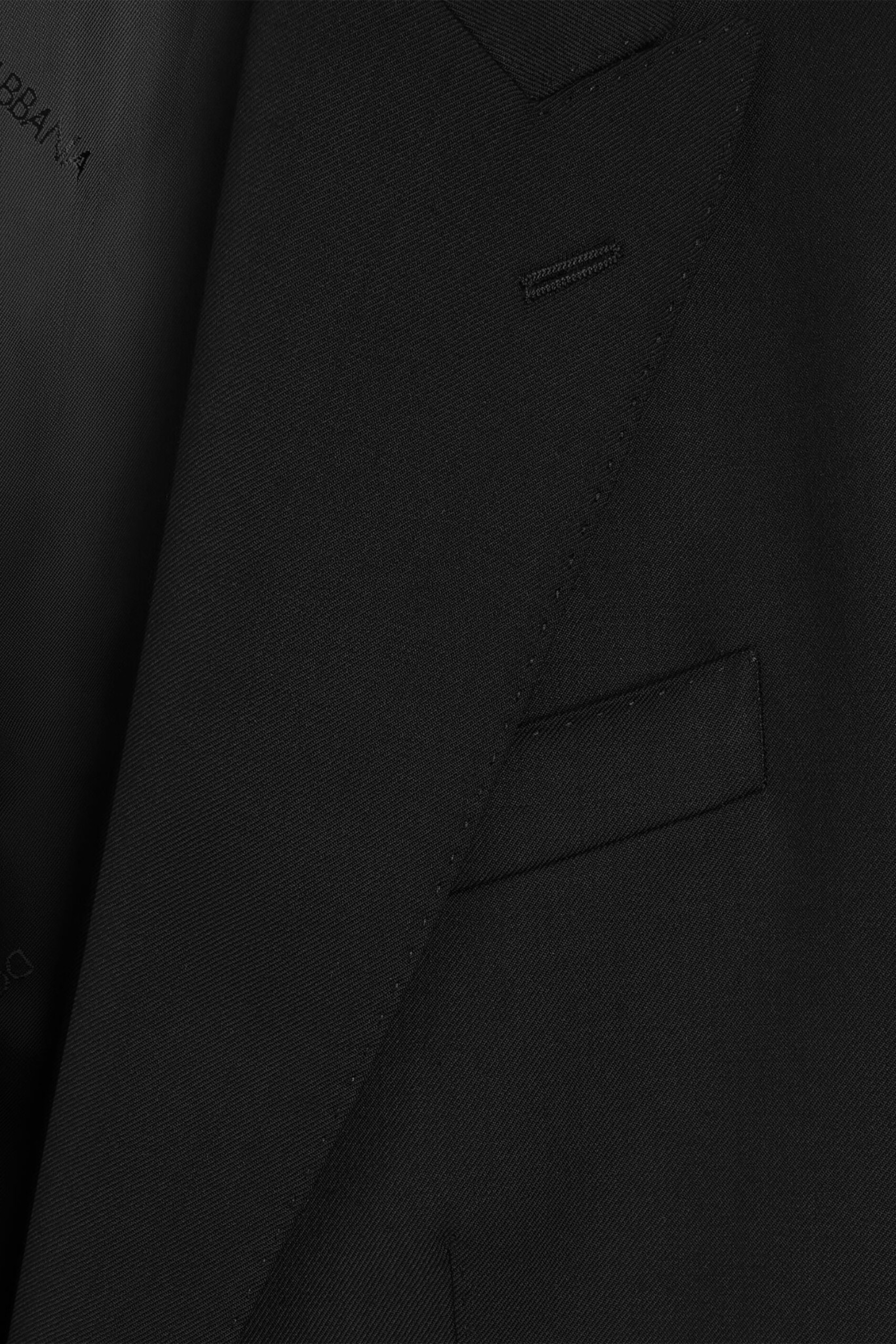 DOLCE & GABBANA Abito monopetto martini light in gabardina di lana