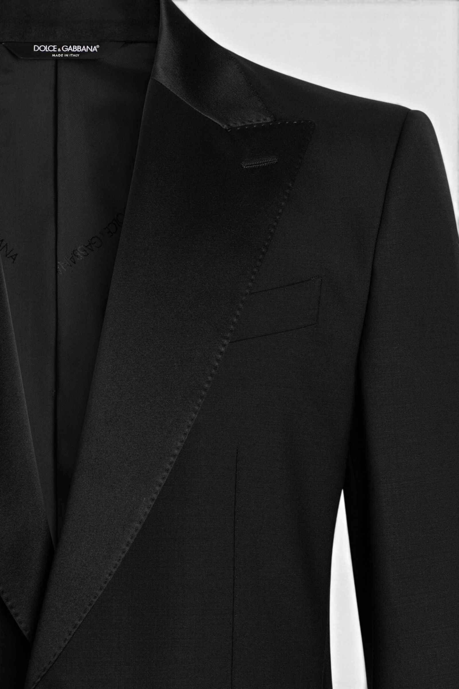 DOLCE & GABBANA Abito tuxedo sicilia light monopetto in lana