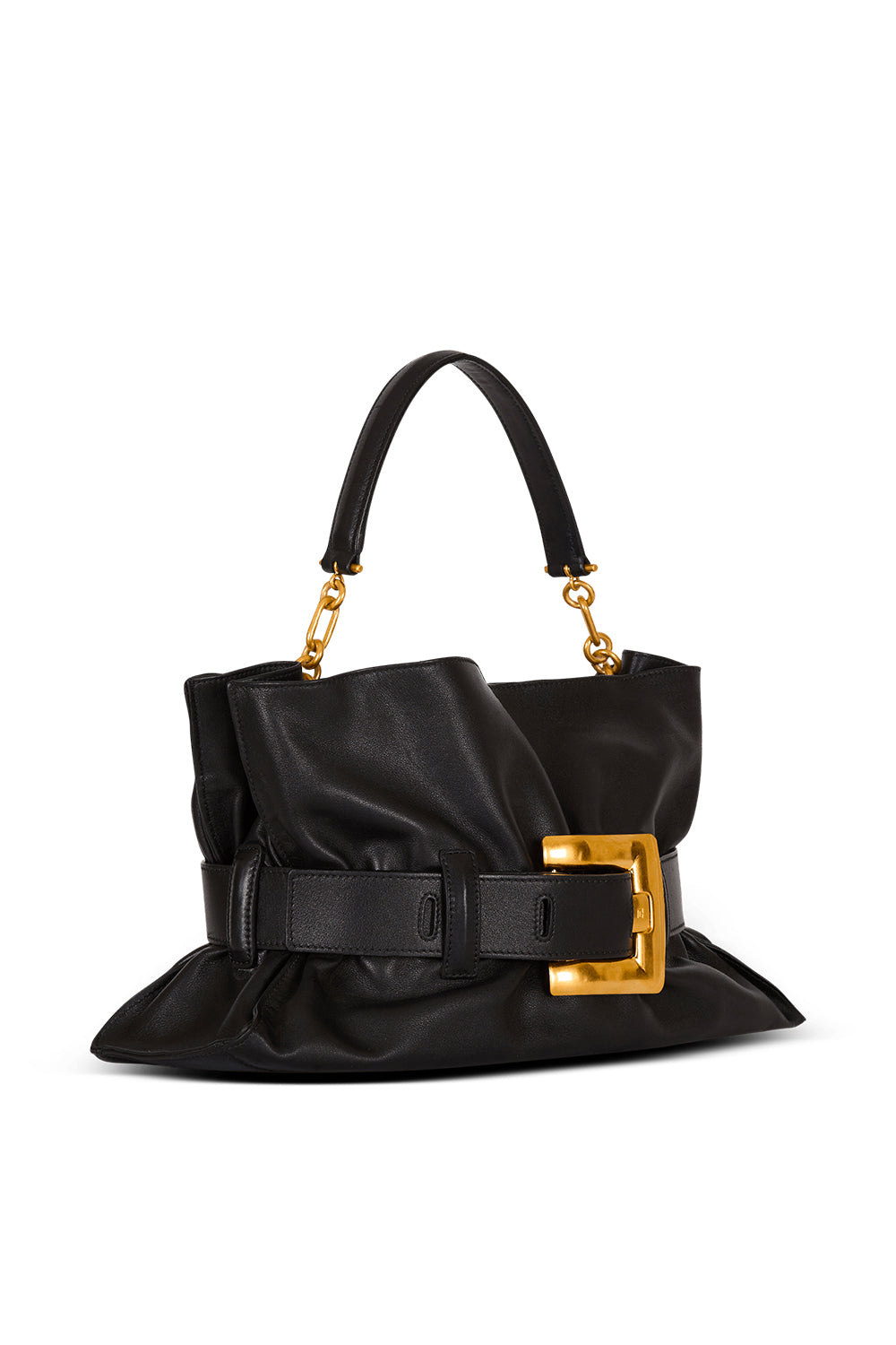 BALMAIN Borsa Anthem media in pelle di vitello