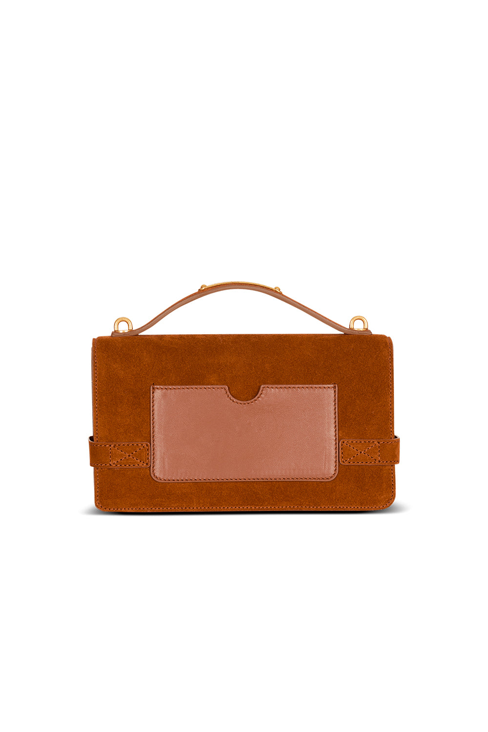 BALMAIN Borsa B-Buzz Shoulder 24 in daino