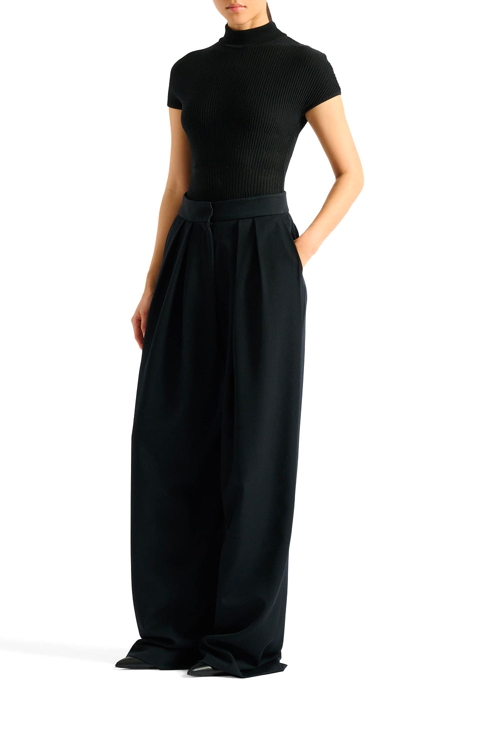 BALMAIN Pantaloni in grain de poudre