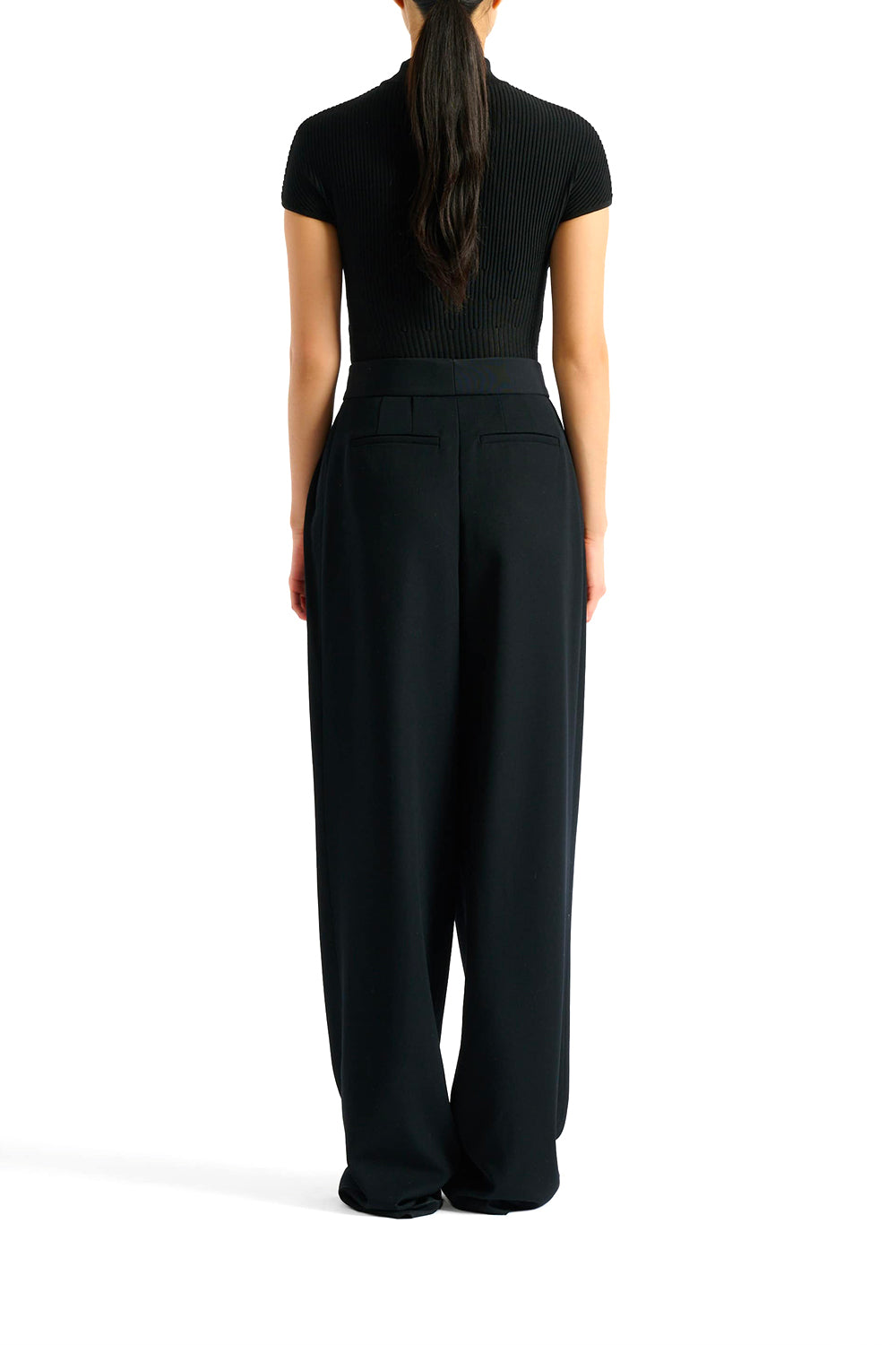 BALMAIN Pantaloni in grain de poudre