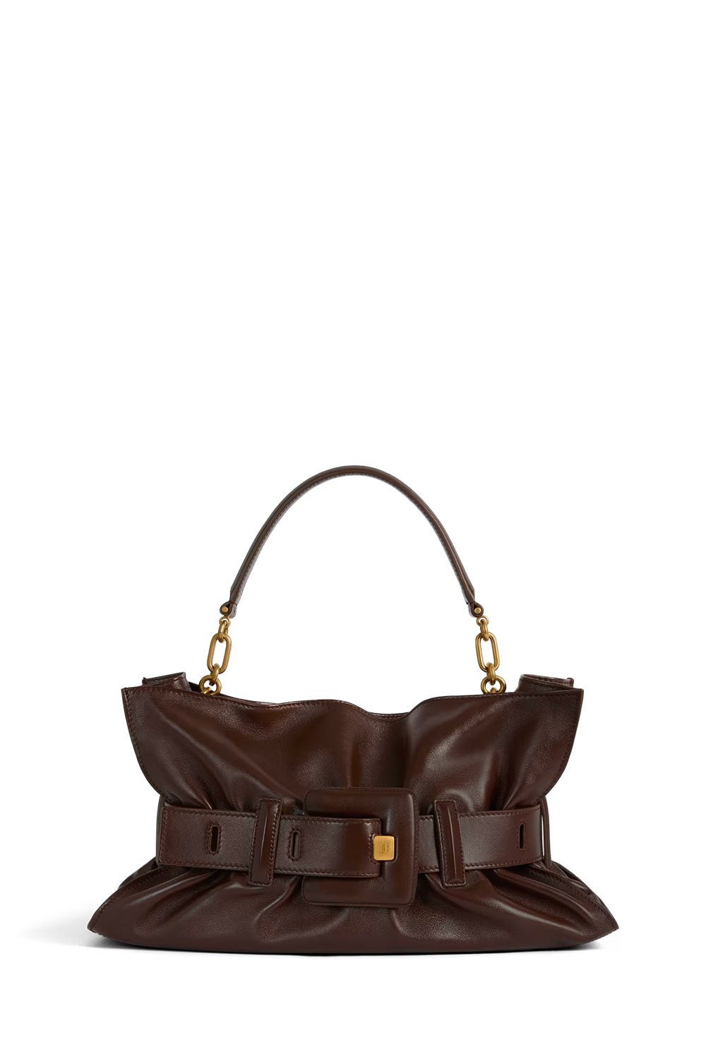 BALMAIN Borsa ANTHEM Media in pelle liscia