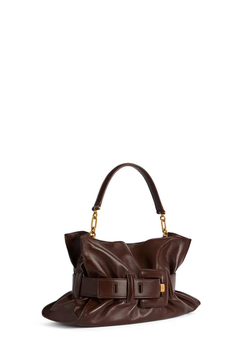 BALMAIN Borsa ANTHEM Media in pelle liscia