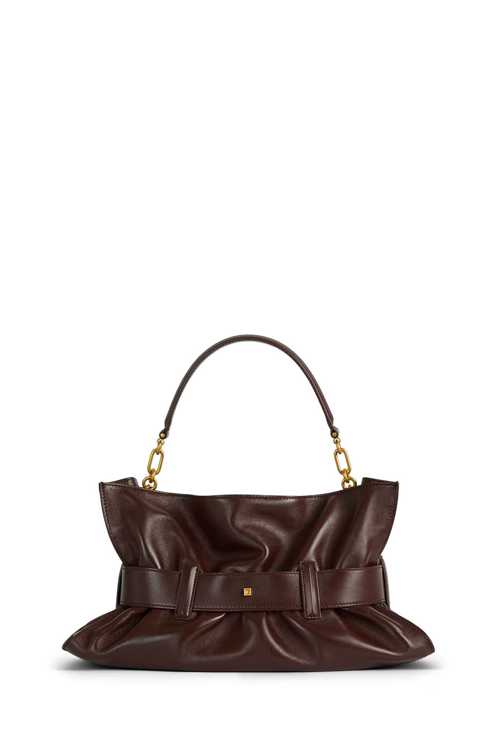 BALMAIN Borsa ANTHEM Media in pelle liscia