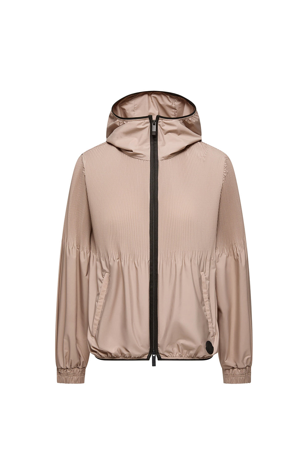MONCLER Giacca Anemone con cappuccio e pieghe