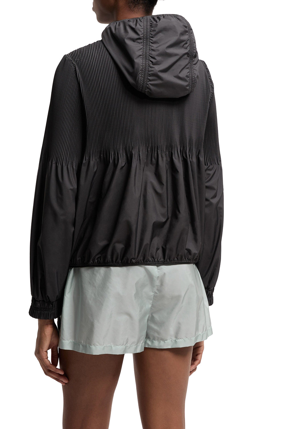 MONCLER Giacca Anemone con cappuccio e pieghe