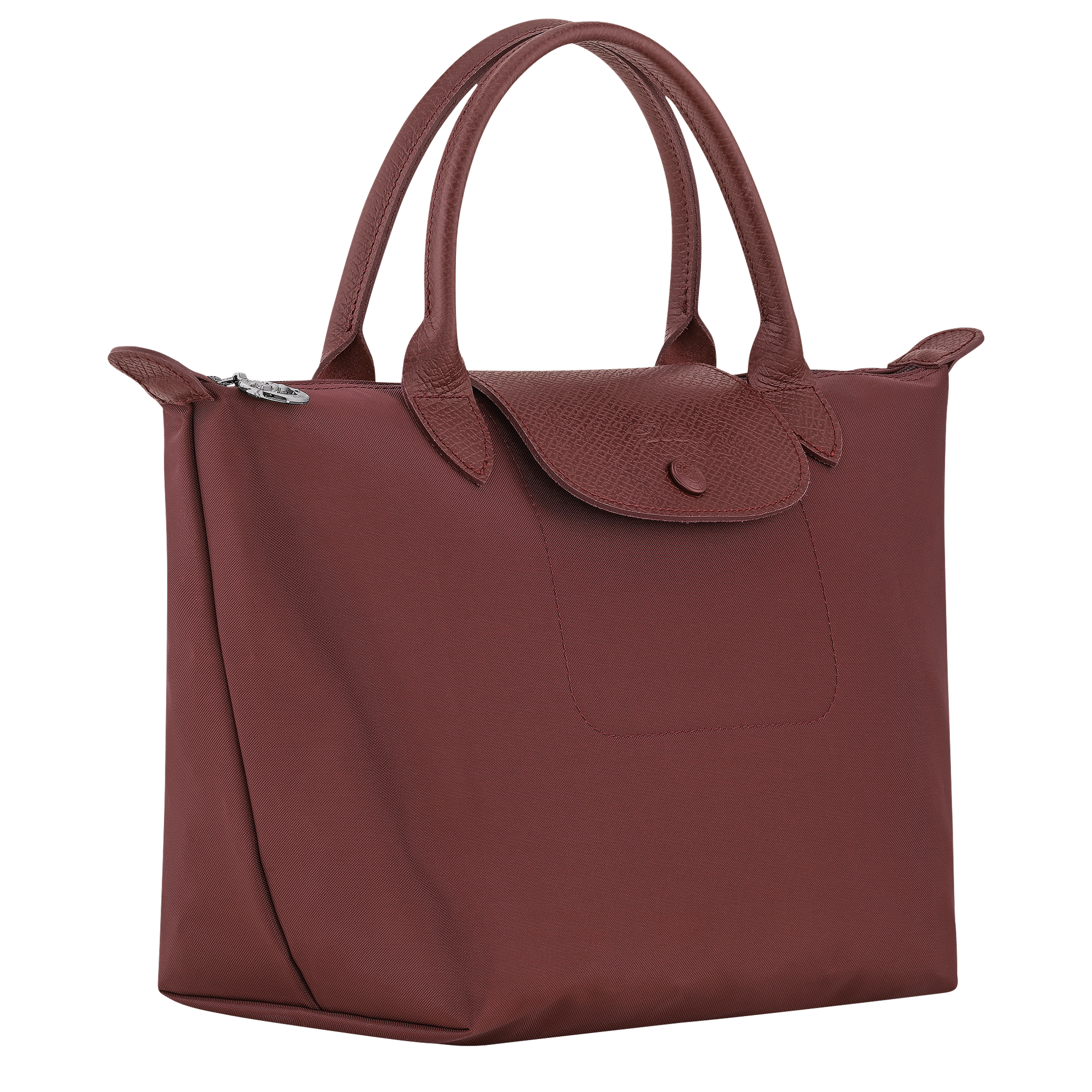 LONGCHAMP Borsa compatta 23×22×14 cm in tela riciclata, leggera 196 g, ideale per chi cerca stile sostenibile