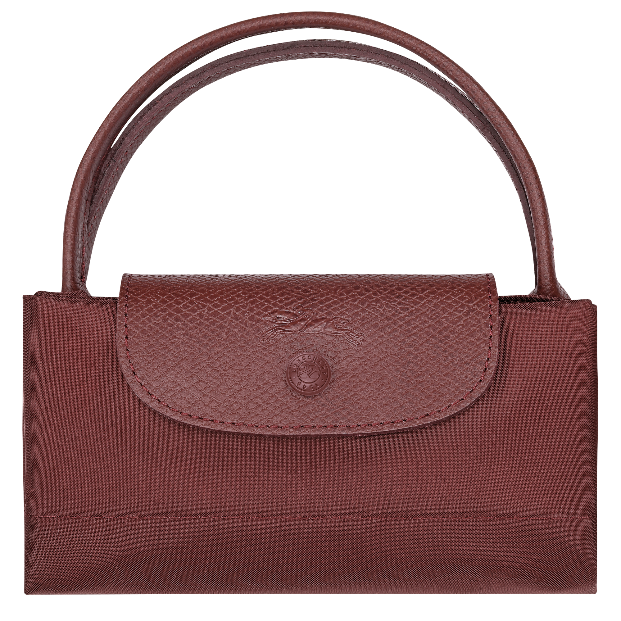 LONGCHAMP Borsa compatta 23×22×14 cm in tela riciclata, leggera 196 g, ideale per chi cerca stile sostenibile