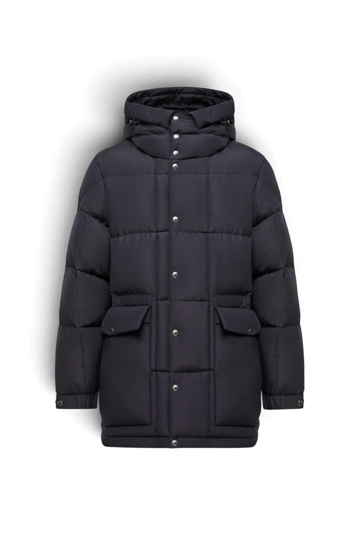 MONCLER Piumino lungo con cappuccio Sylmara