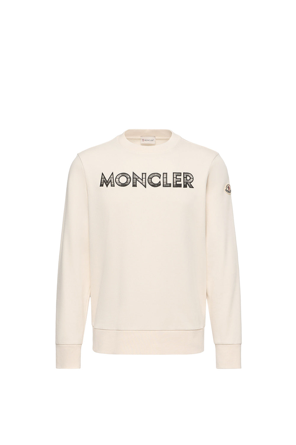 MONCLER Felpa in misto cotone con logo
