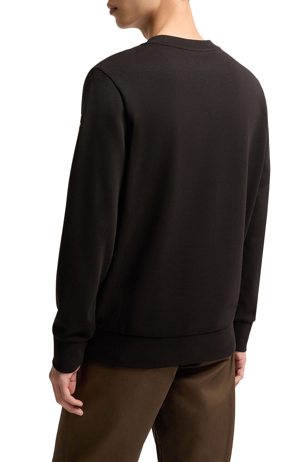 MONCLER Felpa in misto cotone con logo