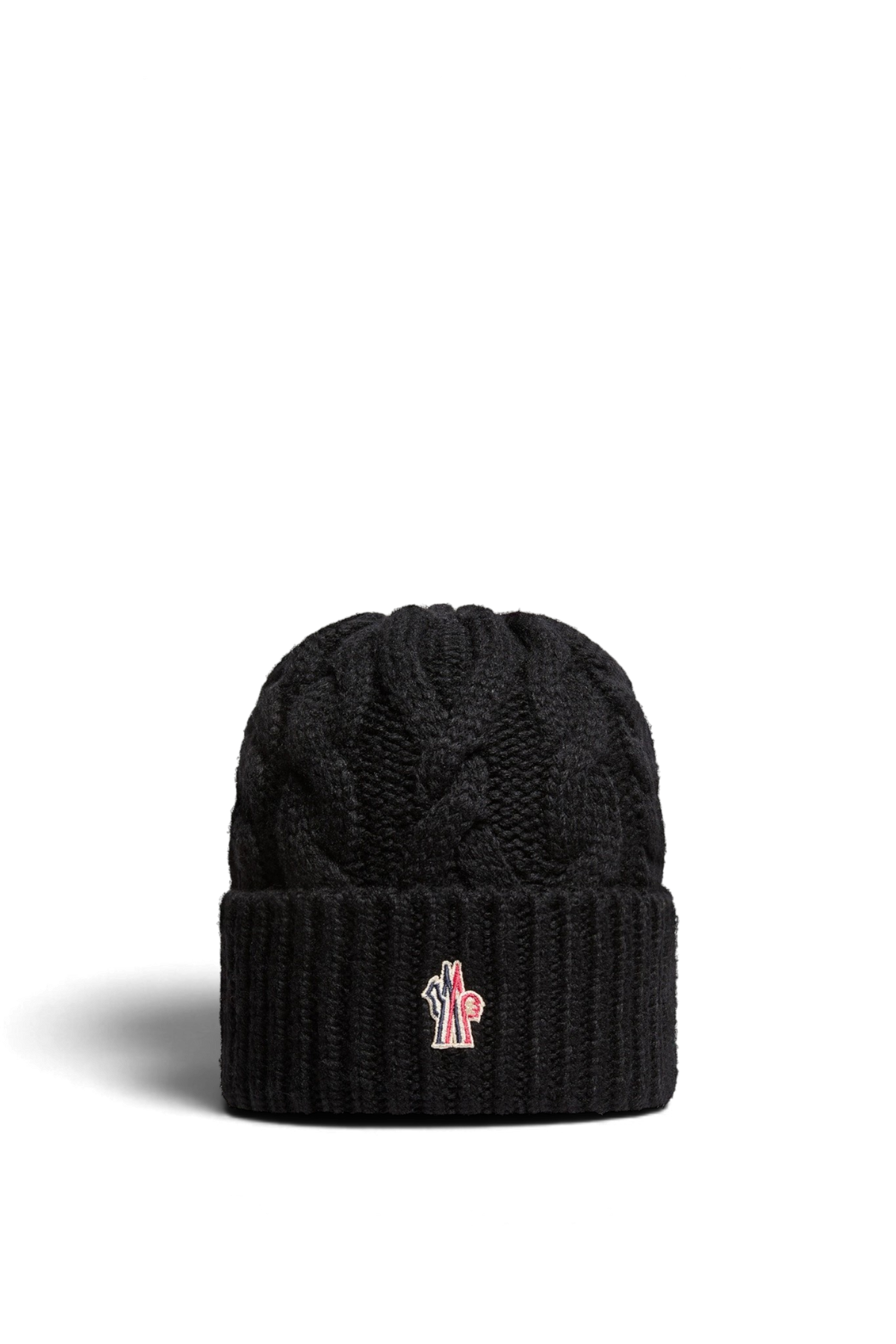 MONCLER GRENOBLE Cappello in misto lana con lavorazione a treccia