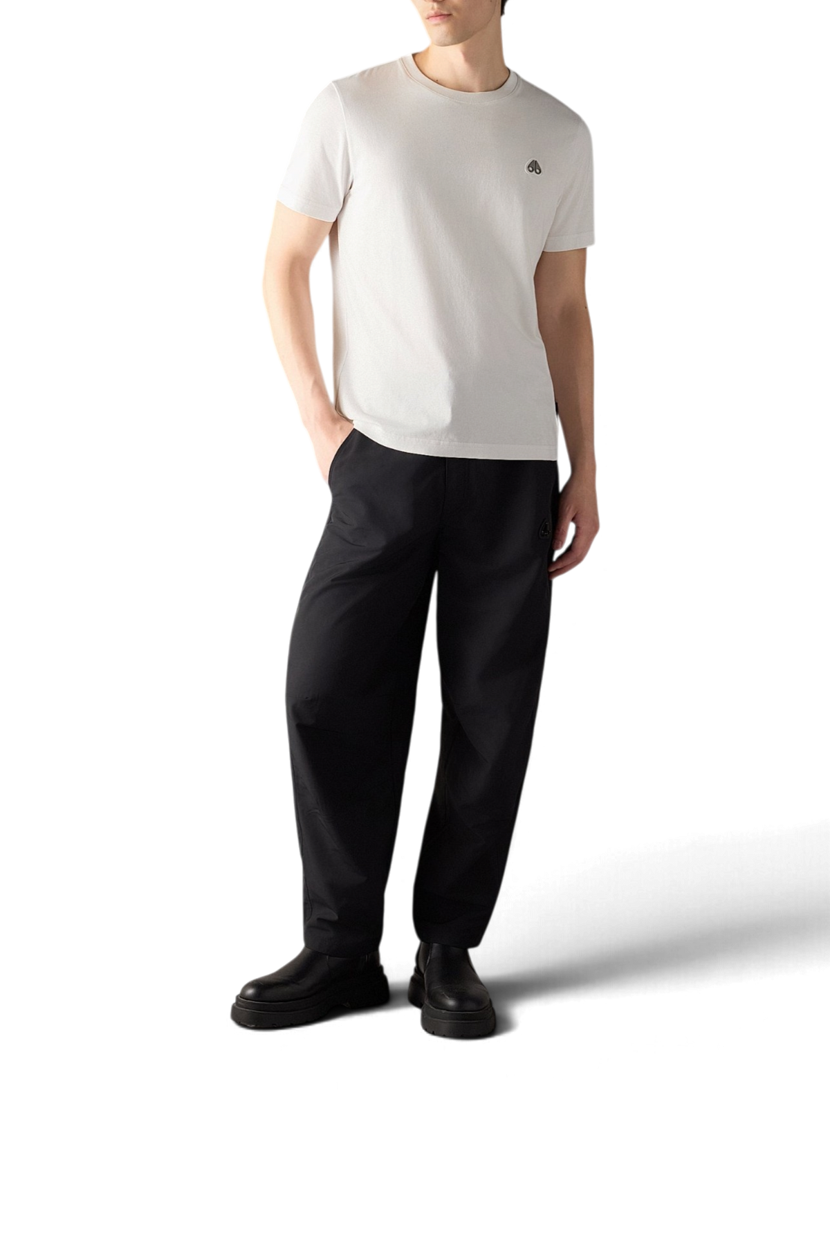 MOOSE KNUCKLES CRESCENT T-SHIRT – WHITE
