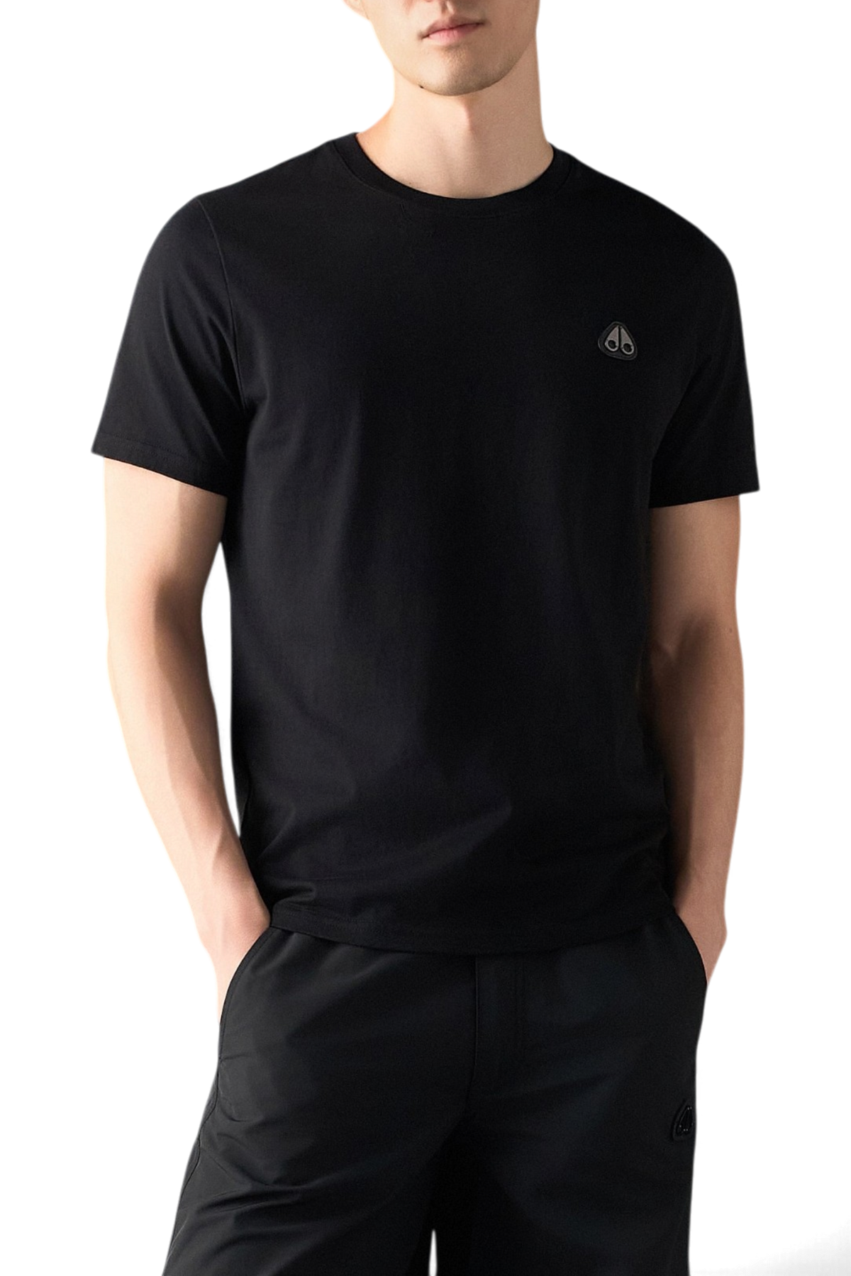 MOOSE KNUCKLES CRESCENT T-SHIRT – BLACK
