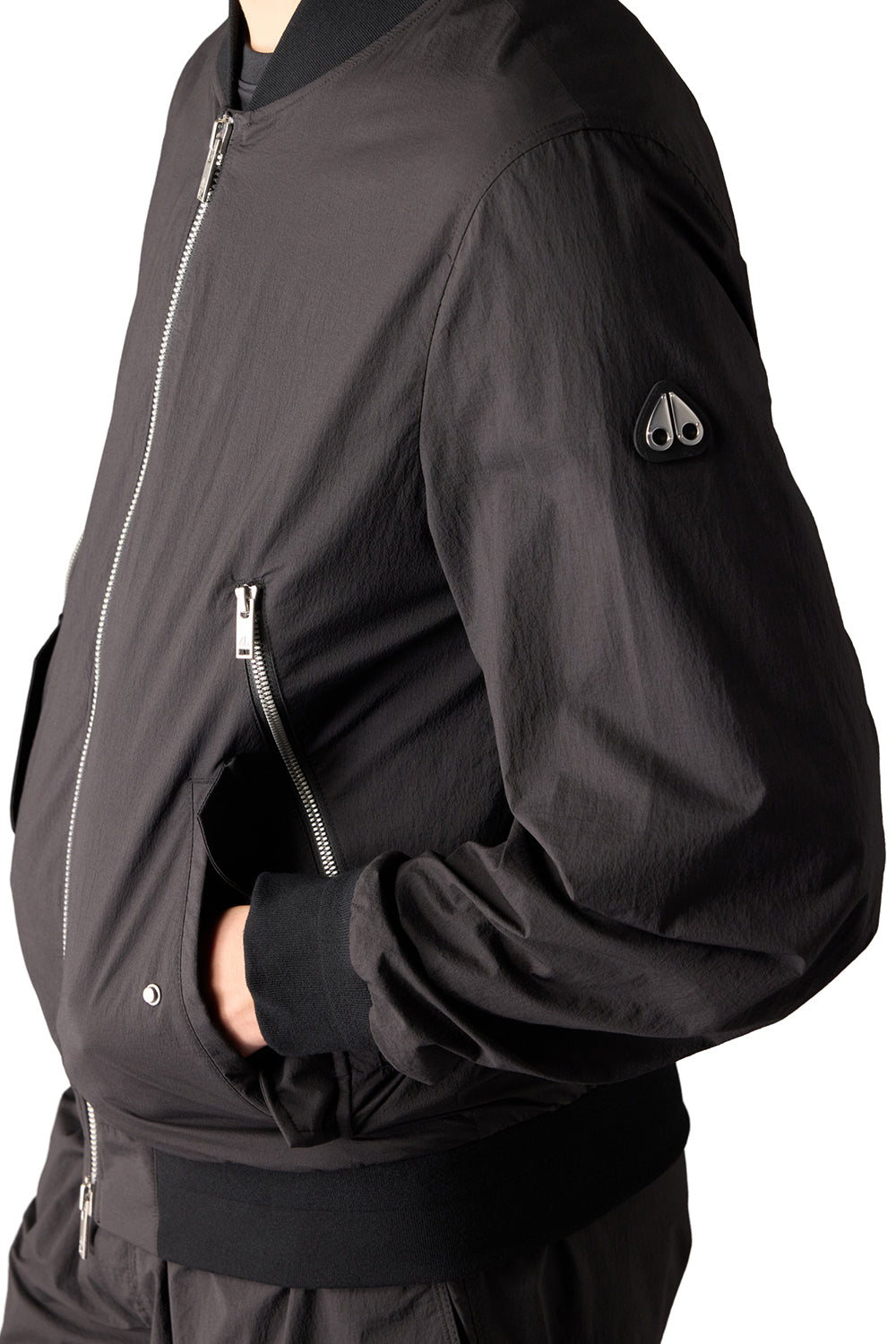 MOOSE KNUCKLES courville bomber crinkle