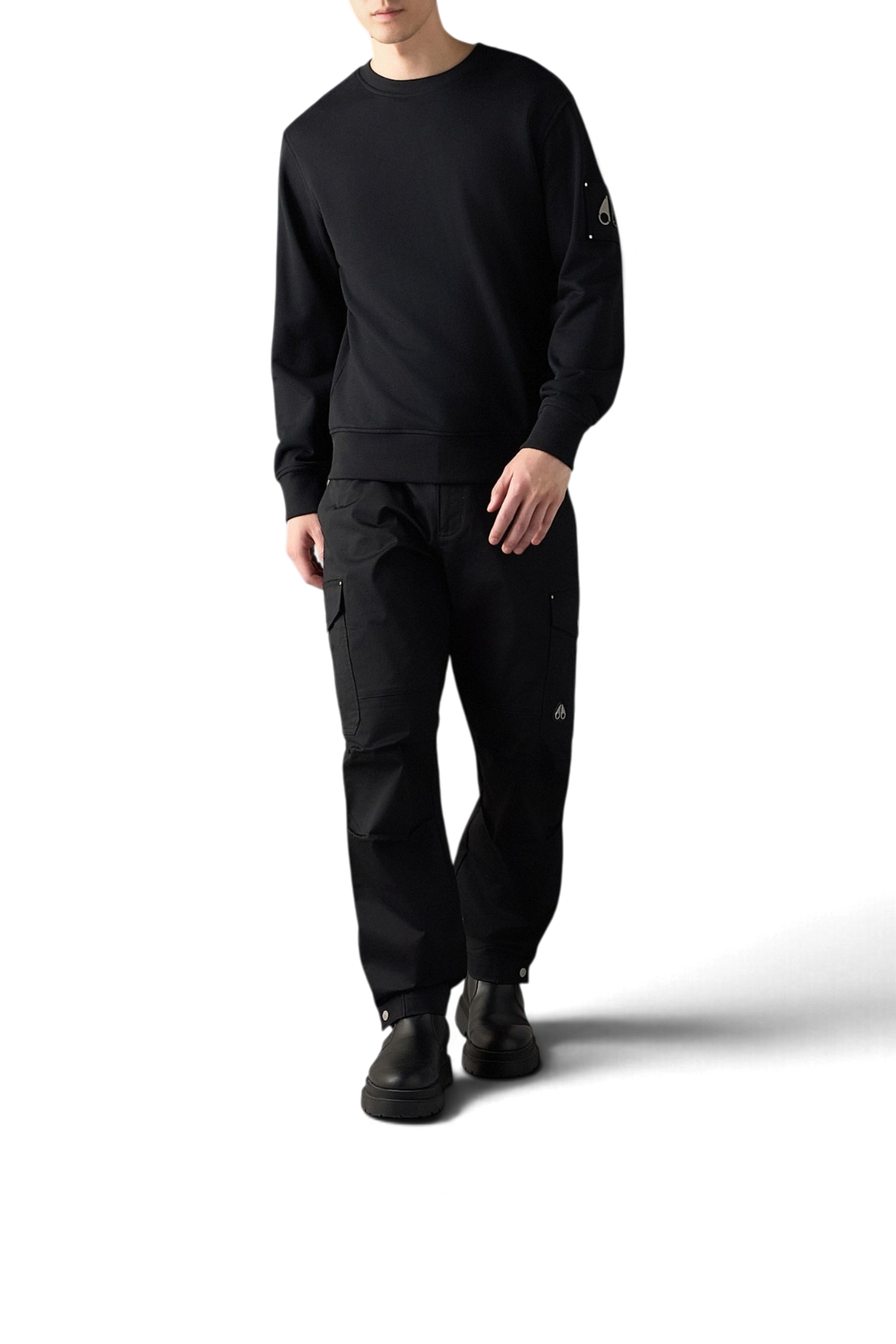 MOOSE KNUCKLES HARTSFIELD CREWNECK SWEATSHIRT