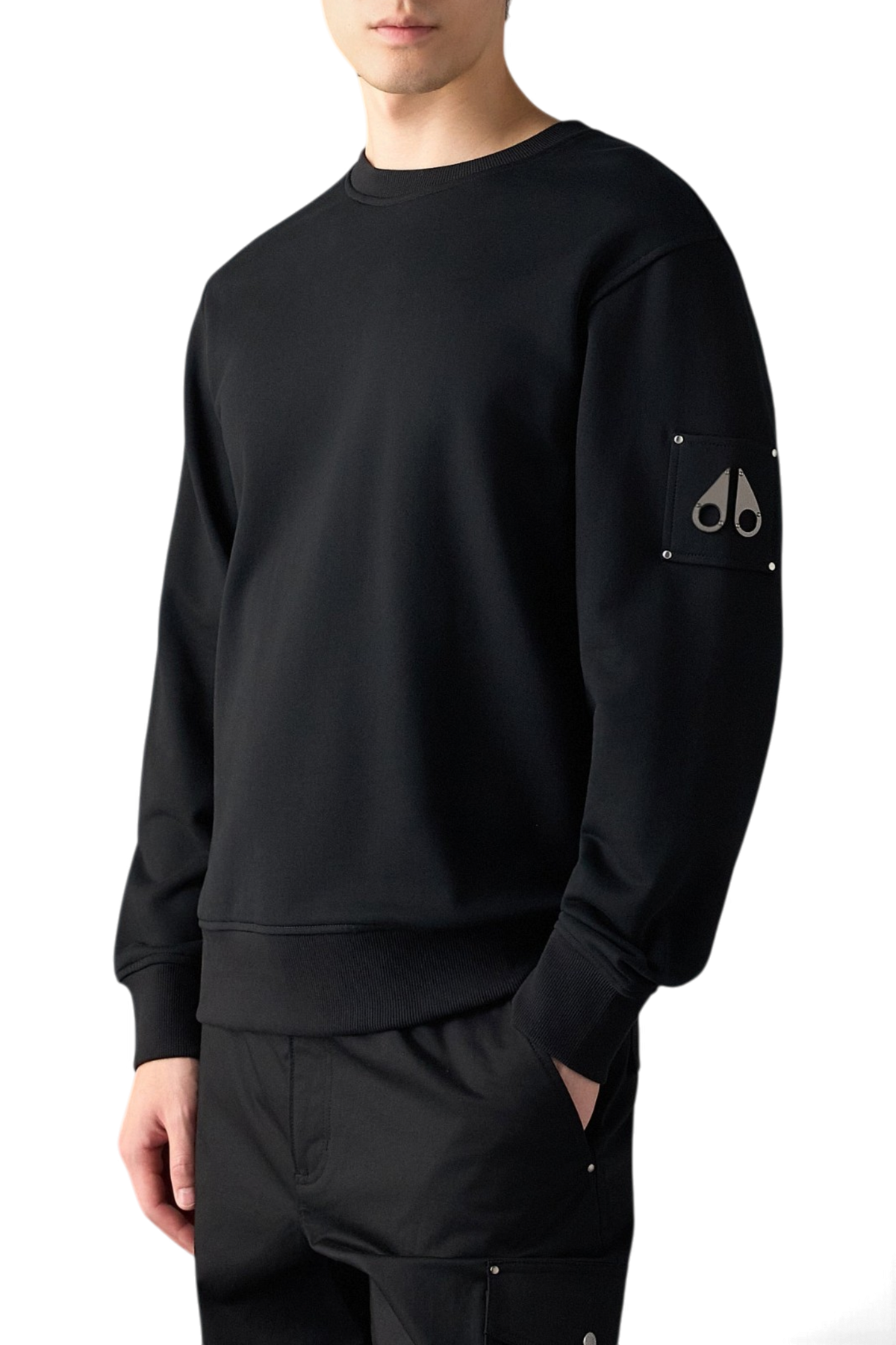 MOOSE KNUCKLES HARTSFIELD CREWNECK SWEATSHIRT